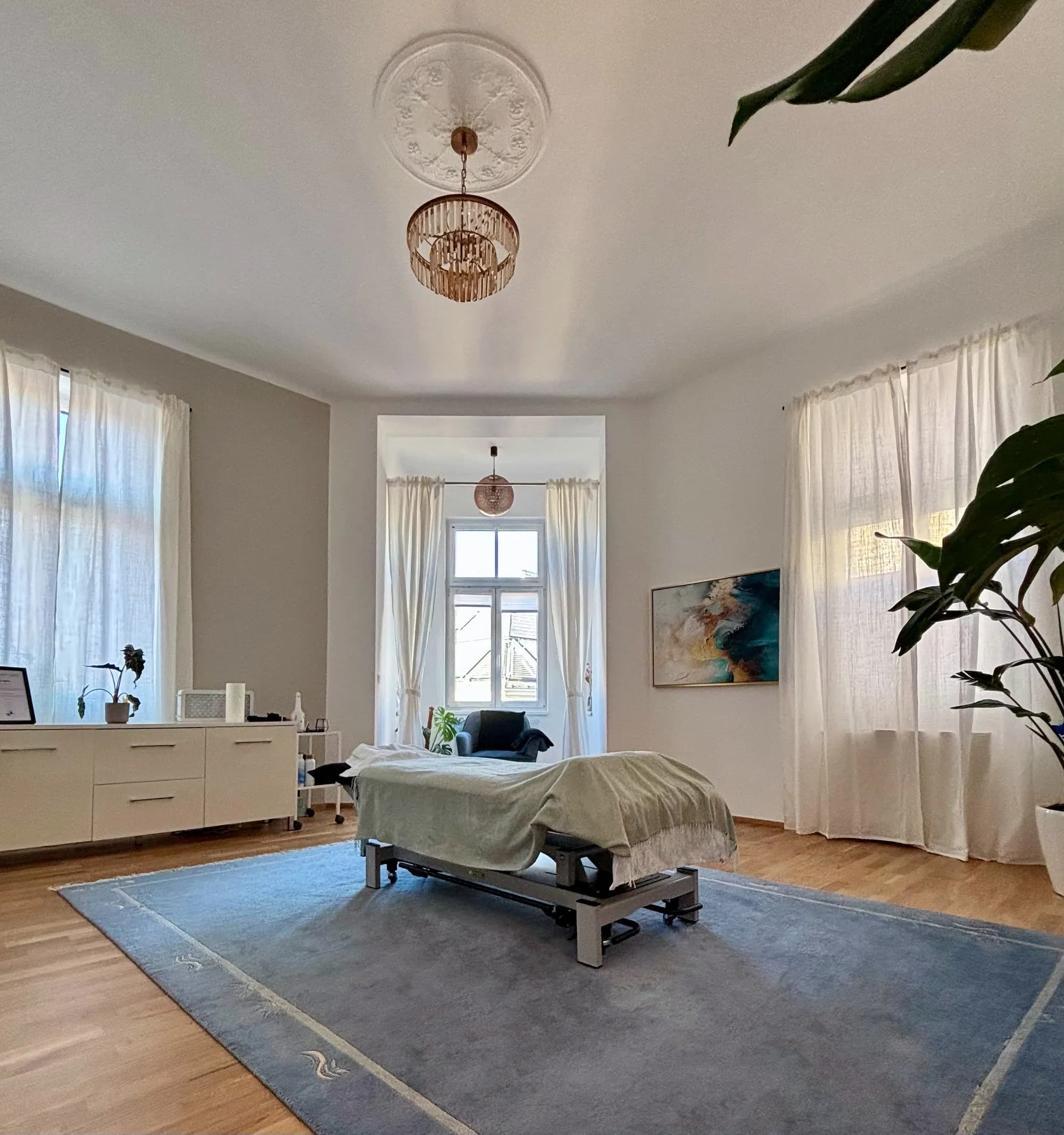 Der Behandlungsraum von Domenic Hacker in der Josefstadt
